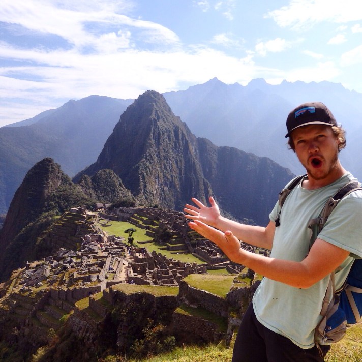 Joe at Machu Picchu, Peru